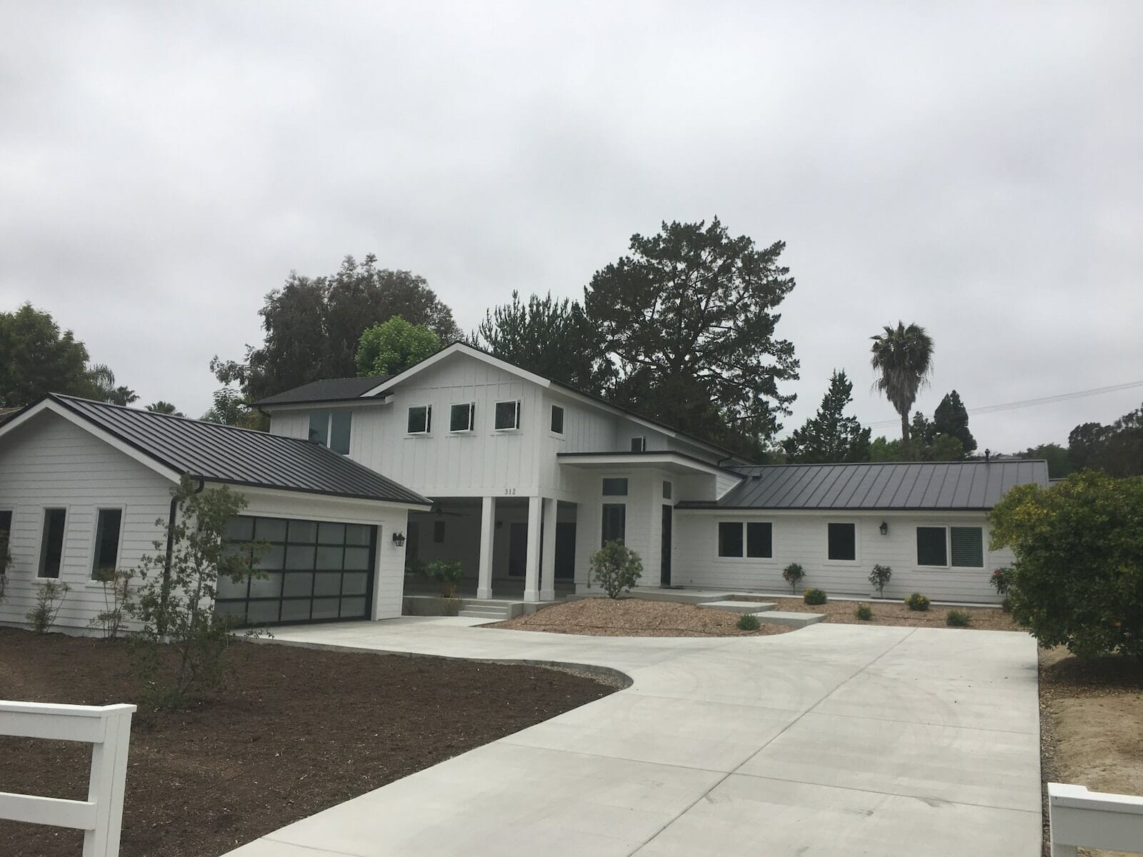 Home with metal Roofing