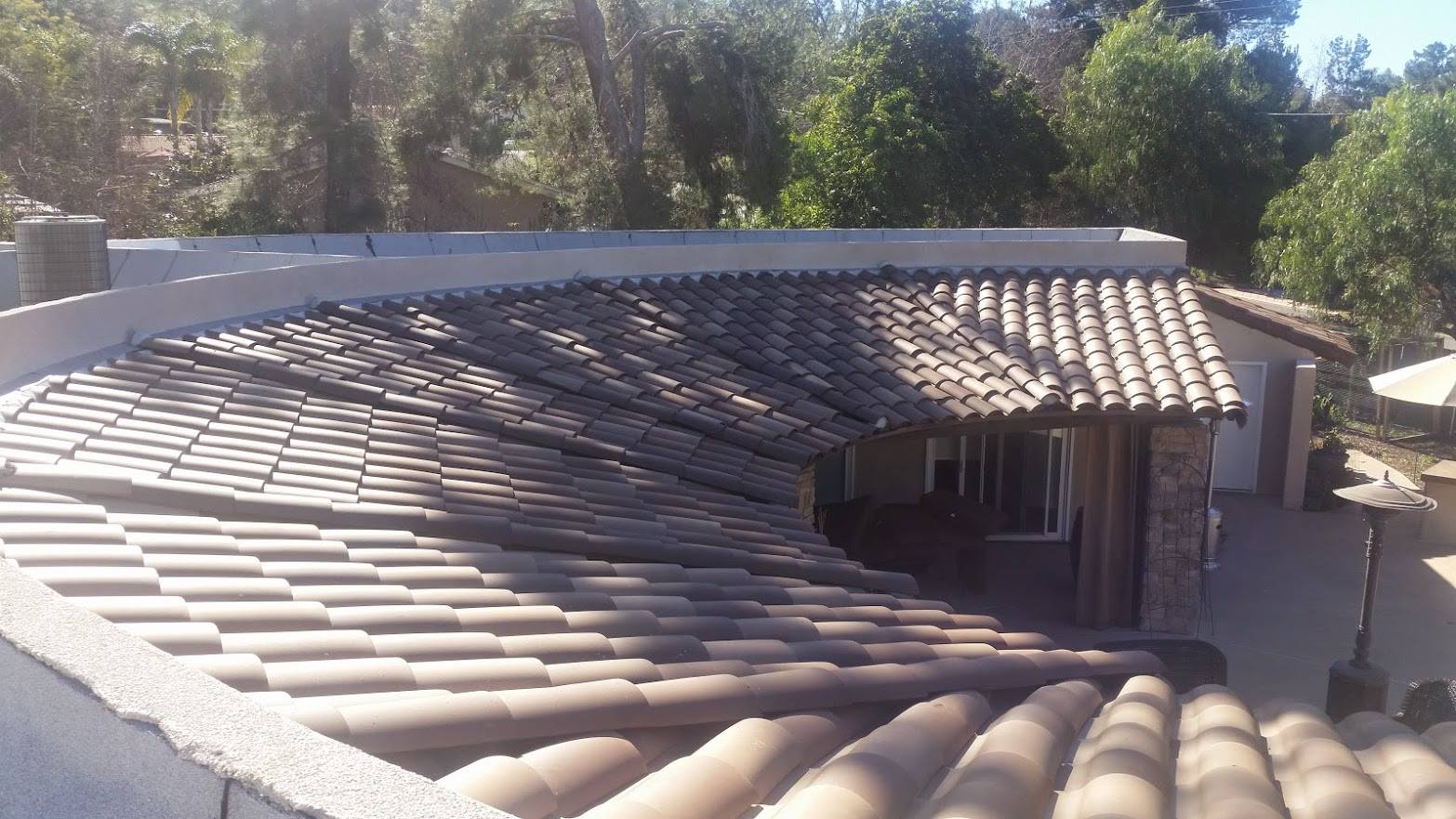 Tile Roofing on home